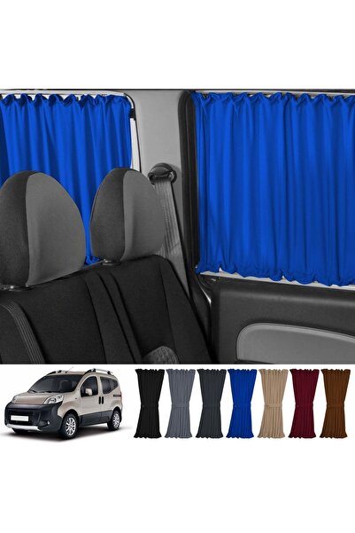 Oto Pandami Set de perdele auto compatibile Fiat Fiorino 2007+ cu bară albastră