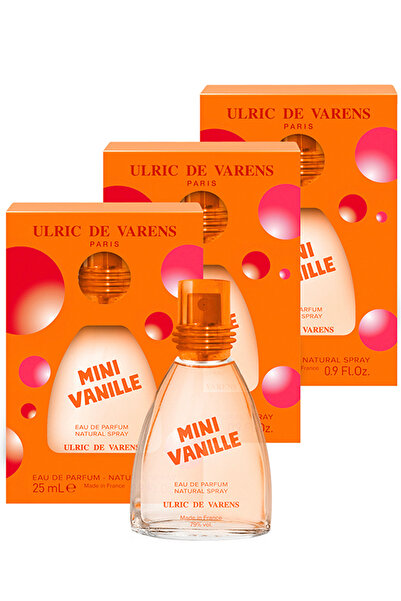 Ulric De Varens Mini Vanille Vanilyalı Kadın Parfüm Edp 3'lü Set 3x25 ml