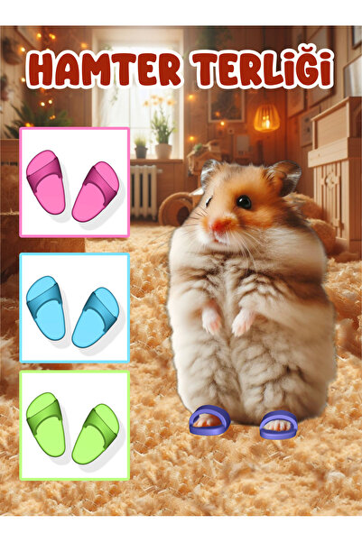 MDİZMİR Hamster Terligi Sevimli Terlik , Fotoğraf Çekimi Aksesuarı • Fare , Sincap , Kaplumbağa • Kertenkele