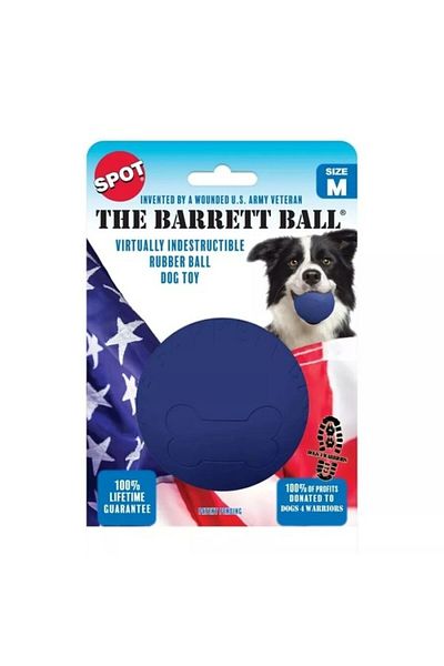 Spot The Barrett Ball Virtually Indestructible Rubber Ball Dog Toy