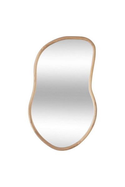 Atmosphera Livia Wooden Mirror 75 x 45cm