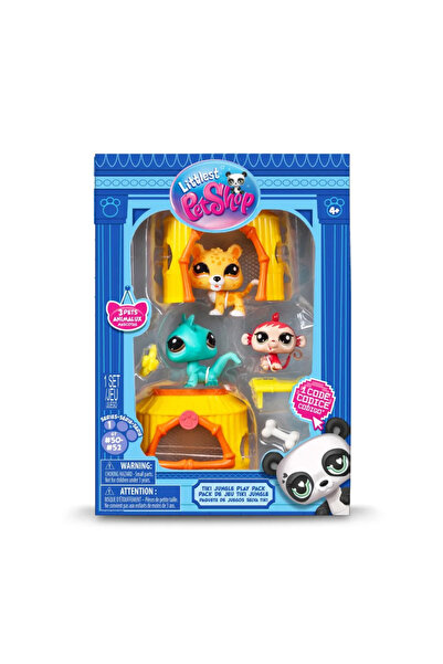 Littlest Pet Shop LITTLEST PETSHOP FIGURES 3 pcs. WITH ACCESSORIES - JUNGLE (...