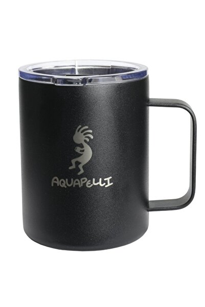 Aquapelli كوب قهوة معزول بالفراغ CM12 بمقبض سعة 350 مل