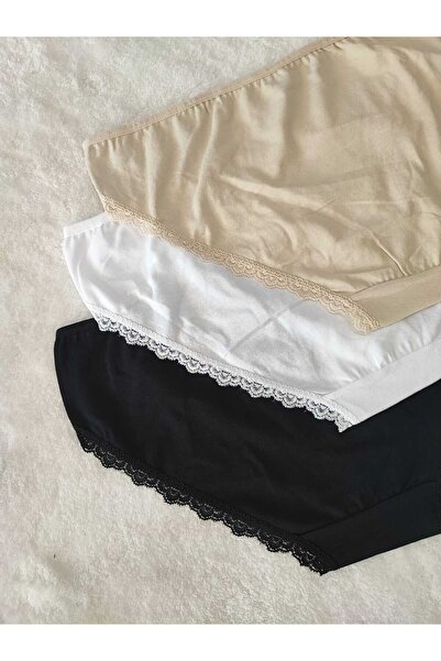 don & seza Set of 3 Lace Bikini Panties - Basic Slip