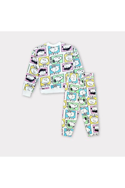 SNOOPY Toddler Girls Sweatshirt and Joggers Set