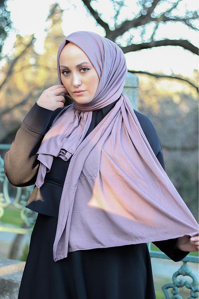 SAYRA Shawl Women's Dusty Rose Single Jersey Combed Cotton Shawl Syr003
