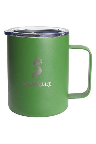 Aquapelli كوب قهوة معزول بالفراغ CM12 بمقبض سعة 350 مل