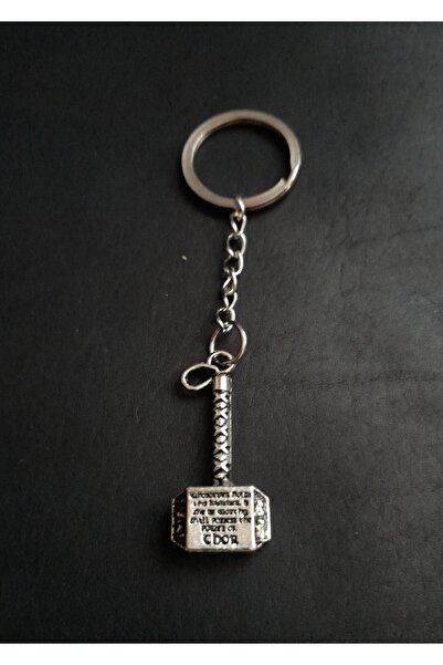 BSN Store سلسلة مفاتيح معدنية على شكل مطرقة من VIKING THOR