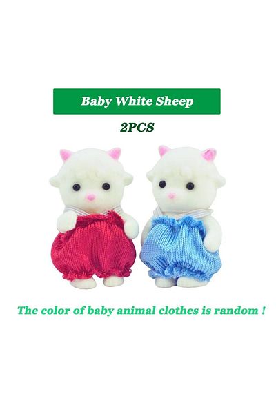 Choice Kk11 Simulation Forest Animal Baby Toys Rabbit Family Dolls Dollhouse Figures Collectible Toy 4.5cm