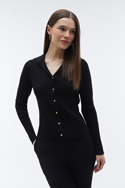 Mudo Vertical Necklace Knitwear Cardigan