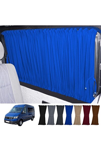 Oto Pandami Set de perdele auto cu șină albastră compatibilă Volkswagen Craft...