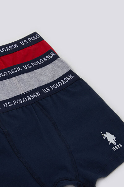 U.S. Polo Assn. Erkek Çocuk Lacivert Boxer