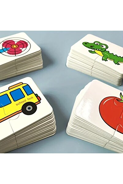 Choice لعبة مطابقة بطاقات التنوير المرورية، 32 قطعة، نمط كرتوني للتعليم المبكر، إدراكي للأولاد والبنات