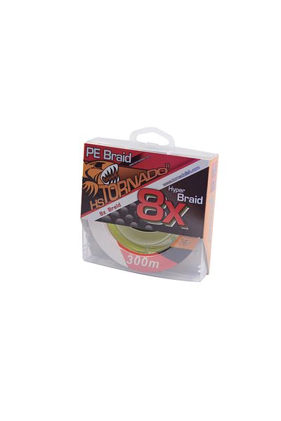 Tornado 300m 8X 0.24mm 21.10kg Marbled (Multi) Rope Fishing Line