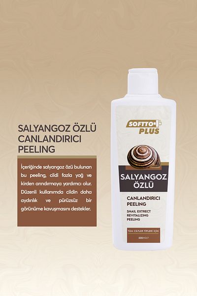 Softto Plus Revitalizing Peeling with Snail Extract 200 Ml