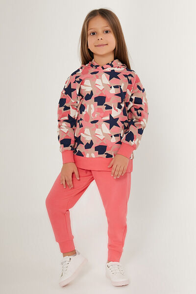 Rolypoly Girl's Pink Tracksuit Set