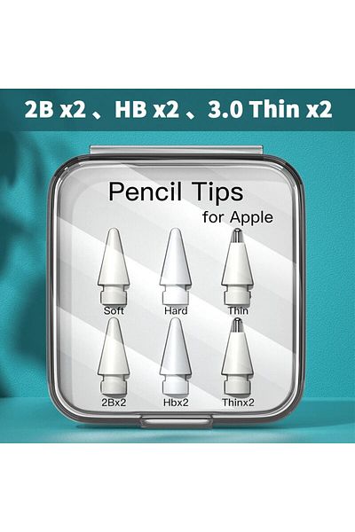 Choice لقلم رصاص Apple قلم رصاص Nib لقلم Apple Pencil Tip 2b Hb 3.0 ناعم وقوي لقلم Apple Pencil 1s...
