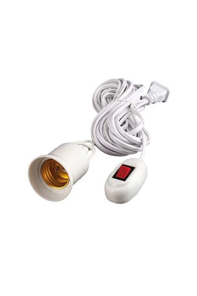 Choice 2.2m Di37865501 Lamp Bases Universal With Switch Led Bulb Socket Adapter E27 Screw Lamp Holder Acces