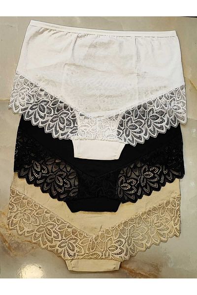 don & seza Large Size Lace Panties Set of 3