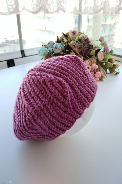 Mutlu İnsanlar Dükkanı Knitted Painter Beret - Painter Beret