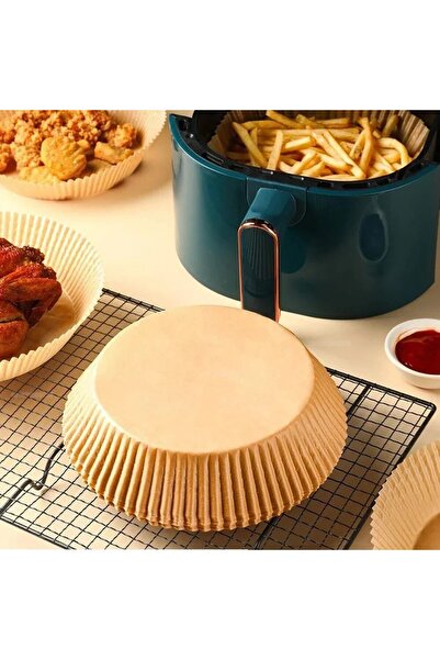 Choice 50/100 قطعة من ورق المقلاة الهوائية القابل للتصرف غير اللاصق ورق الخبز المقلاة الهوائية الدائري...