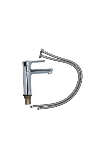 Dime Elegant Design Rust-Resistant Basin Mixer Faucet Arctic