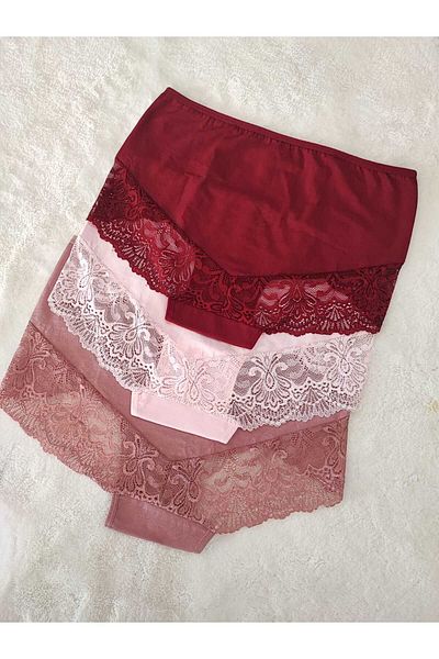 don & seza Large Size Lace Panties Set of 3