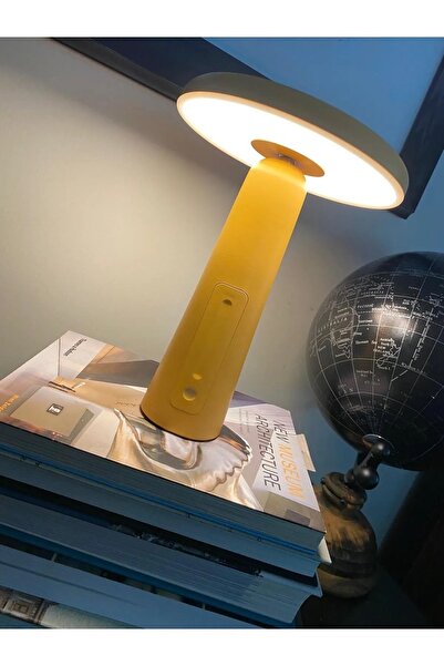 avolux Şarjlı Sarı Masa Lambası