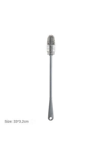 Choice L Dark Gray Silicone Cup Brush Cup Cleaning Brush No Dead Corners Or Gaps Plastic Brush Milk Bottle