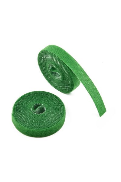 Choice 5M Nylon Plant Bandage Tie Reusable Plant Hook Loop Ties Green Fastener Tape Bamboo Cane Wrap Sup...