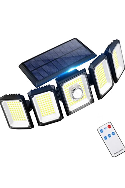 DeftHike Güneş Enerjili ve 3 metre Kablolu 300 Led Kanatlı 3 Mod Işık Bahçe-V...