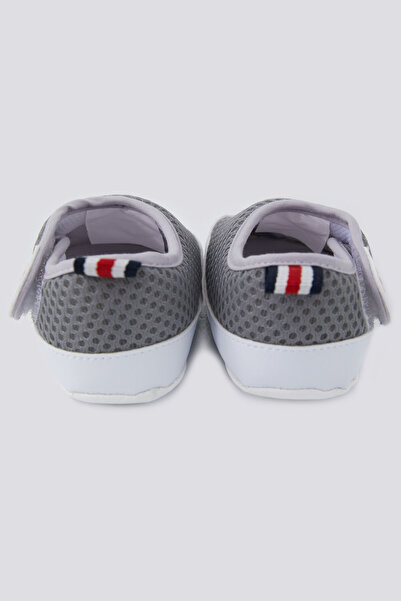 U.S. Polo Assn. Baby Boy Gray Baby Shoes
