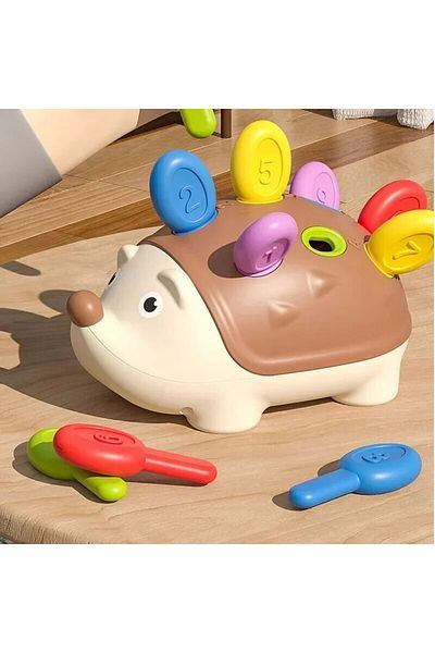 Choice Hedgehog Montessori Baby Toys Hand-eye Coordination Fine Motor Training Develop Concentration Chi...