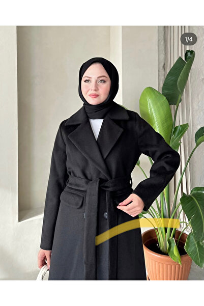 Aframia KABAN ŞANEL İTHAL KUMAŞ KRUVAZE -SİYAH