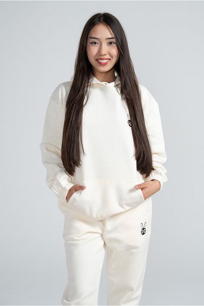 Kyron Women's Cotton Hooded Sweatshirt - Stylish and Simple Design / Different Color Choices
