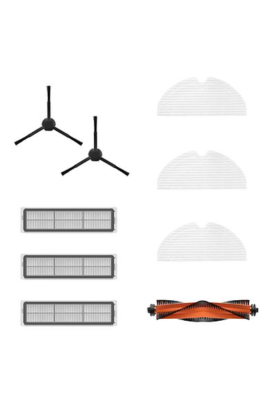 Dreame L10 Pro White Accessories Set - Main, 2Xside and 3Xdust Brush, Filter and Non-Spill Pad