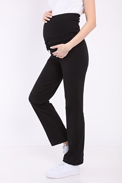Luvmabelly Myra8500 Beli Ayarlanabilir Hamile Günlük Ev Pantolonu -siyah