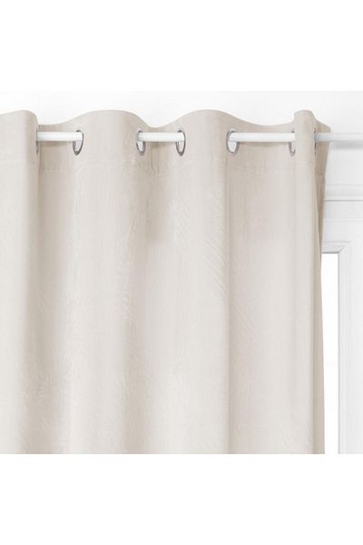 Atmosphera 8-Eyelet Polyester Black Out Curtain 140 x 260cm