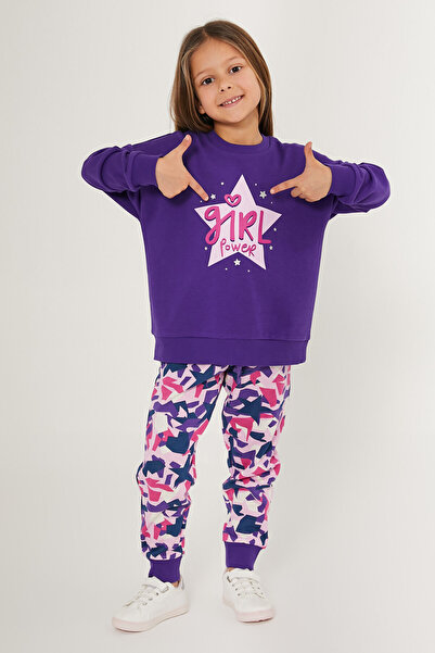 Rolypoly Σετ φόρμας για κορίτσια μωβ