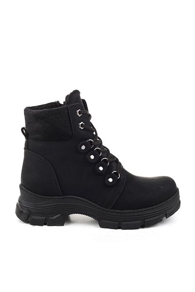 Papuçsepeti Shoe Basket 4185 Thermo Sole Daily Γυναικείες μπότες με φερμουάρ