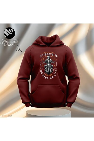 Gölge Store Text pentru motociclist Design personalizat reflectorizant - Hanorac Slimfit pentru bărbați și femei