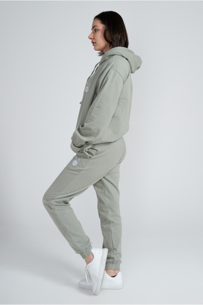 Kyron Γυναικείο βαμβακερό φούτερ με κουκούλα – Κομψό και απλό σχέδιο / Διαφορετικές επιλογές χρωμάτων