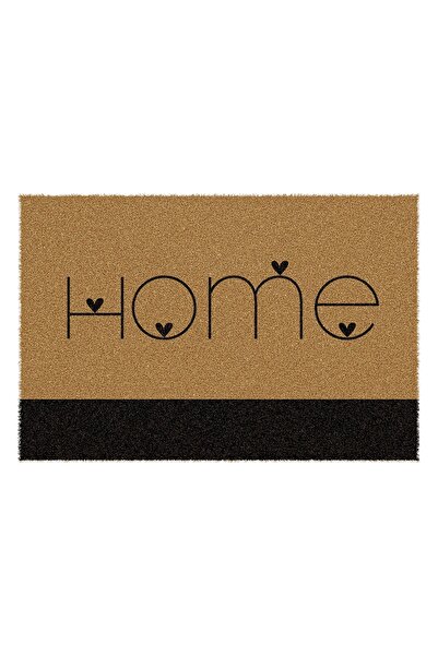 Decovetro Doormat Concept Black Heart Home Patterned Front Door Mat 40 X 60 cm