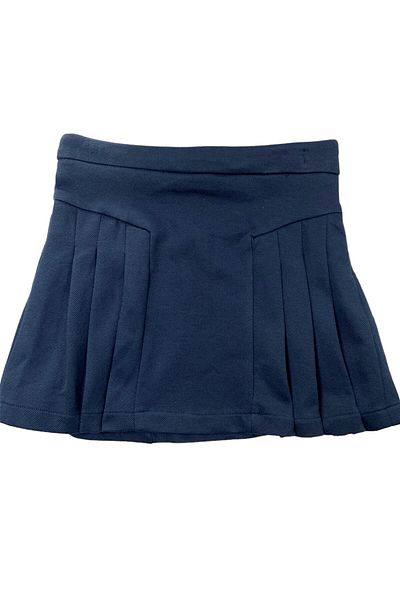 Kübra Tekstil 2547 Fusta plisată pentru fetiță, albastru bleumarin, cu talie reglabilă