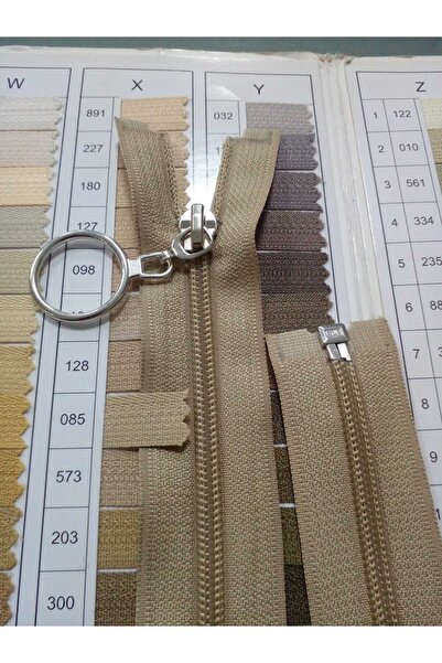 enSarüx 110 Cm 1 Adet Ferace Fermuarı Bej Rengi