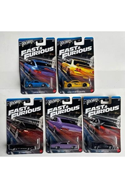 HOT WHEELS Fast And Furious Uzun Kart Street Racing 2024/G 5'li Set