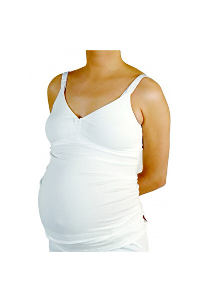 LİYACA Maternity Breastfeeding Undershirt with Cotton and Lycra Bra