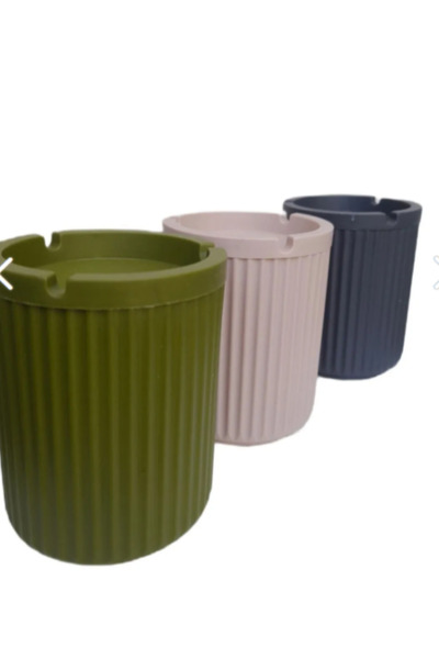 çeçem ticaret 3 bucăți scrumieră din plastic dur fără miros