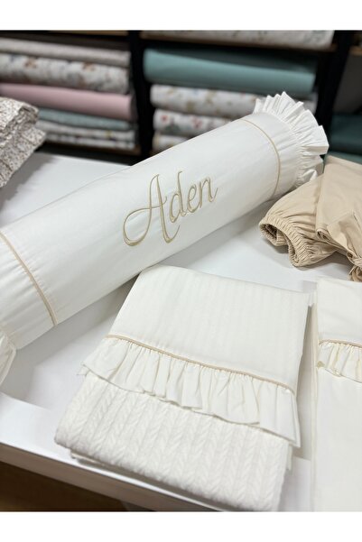 GAYE EV TEKSTİLİ %100 Pamuklu Oeko-tex Sertifikalı Tek Isimli Şeker Yastık Fi...