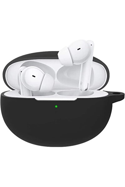 Dmay Realme Buds T100 Uyumlu Silikon Kılıf Kanca